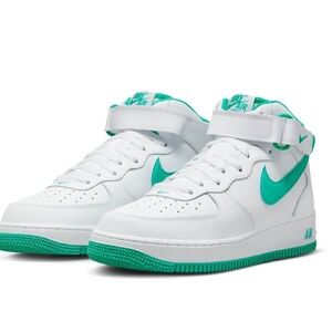 Nike Air Force 1 Mid ’07 – White / Clear Jade (DV0806-102)
